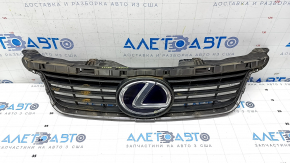 Radiator grill grill Lexus CT200h 11-13 prerest with emblem, broken, bump on emblem, sand