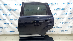 Door assembly rear left Audi Q7 16- aluminum, blue LC5M, butts