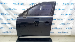 Door assembly front left Audi Q7 16-19 aluminum, blue LC5M, butt