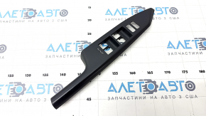 Front left window lift control trim Lexus CT200h 11-17 black