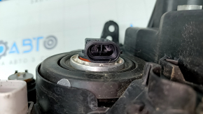 Headlight front right bare Lexus CT200h 11-17 broken fasteners, cobweb, dents on the body, scratches, sand, needs polishing