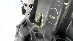 Headlight front right bare Lexus CT200h 11-17 broken fasteners, cobweb, dents on the body, scratches, sand, needs polishing