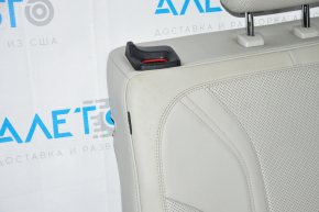 Rear row of seats 2nd row Ford Mustang Mach-E 21-23 without airbag, grey leather, dry-cleanable
