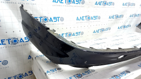 Bare rear bumper lower part Audi Q7 16-19 for 4 parking sensors, blue