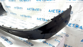 Bare rear bumper lower part Audi Q7 16-19 for 4 parking sensors, blue