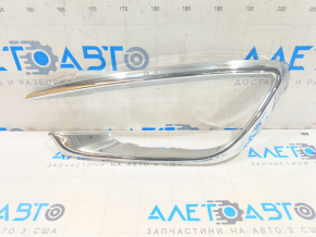 Front bumper molding left Lincoln MKZ 17-20 chrome