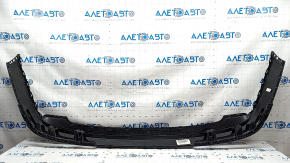 Rear bumper bare upper part Audi Q7 16- blue, broken mount, dented