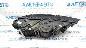 Front left headlight complete Audi Q7 16-19 Xenon, sand, cobweb on glass, crack