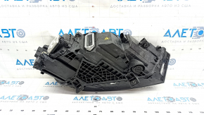 Front left headlight complete Audi Q7 16-19 Xenon, sand, cobweb on glass, crack