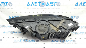 Front right headlight assembly Audi Q7 16-19 Xenon, sand, crack