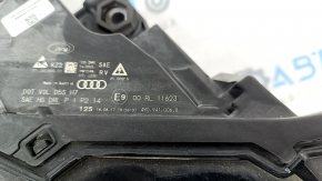 Front right headlight assembly Audi Q7 16-19 Xenon, sand, crack