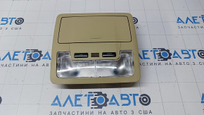 Front light Toyota Avalon 13-18 beige, without sunroof, scratches