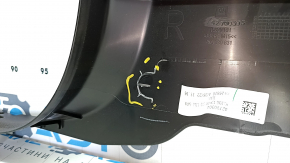 Door sill trim front right Chevrolet Bolt EUV 22-23 black, scratches, broken fastening