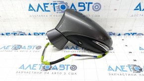 Side mirror left Lexus CT200h 11-17 7 pins, turn signal, graphite
