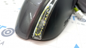 Side mirror right Lexus CT200h 11-17 7 pins, turn signal, graphite, scratches