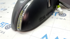 Side mirror right Lexus CT200h 11-17 7 pins, turn signal, graphite, scratches