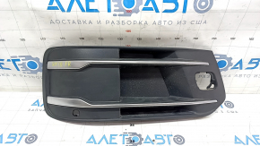Front bumper grille right Audi Q7 16-19 chrome for parking sensors without radar, with plug