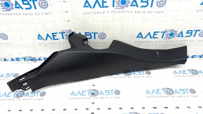Rear pillar trim lower left Lexus CT200h 11-17 black, scratches, dented mount