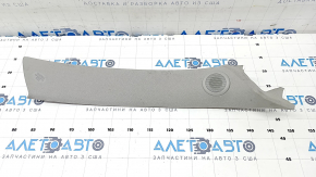 Front pillar trim upper right Lexus CT200h 11-17 gray, under tweeter, for dry cleaning