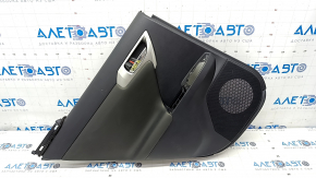 Door trim card rear left Lexus CT200h 11-17 black leather, scratches
