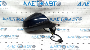 Side mirror right Audi Q7 16-19 15 pins, heated, auto-dimming, auto-folding, turn signal, BSM, blue