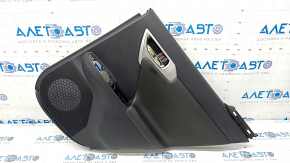 Door trim card rear right Lexus CT200h 11-17 black leather, scratches
