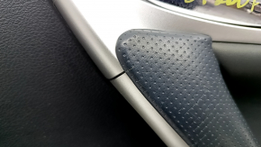 Door trim card front right Lexus CT200h 11-17 black leather, cracks in the handle