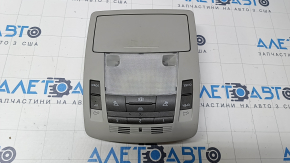 Ceiling light front Lexus RX350 RX450h 10-15 under hatch gray, with control, scratches