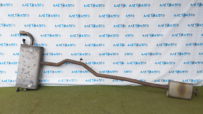 Exhaust pipe rear with barrel Volvo XC90 16-18 T6 rusty