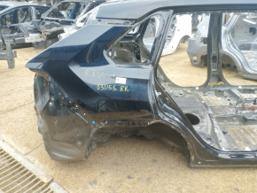 Quarter wing rear right Toyota Rav4 19-20 on the body, black, painted, pokes
