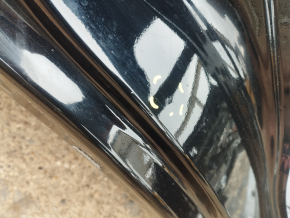 Quarter wing rear right Toyota Rav4 19-20 on the body, black, painted, pokes