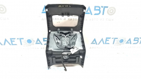 Rear center console trim Ford Fusion mk5 17-20 black, with backlight, under air ducts, scratches