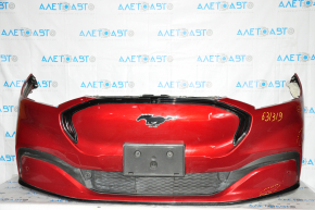 Front bumper assembly Ford Mustang Mach-E 21-23 with parking sensors and camera, no camera washer plug, scratches, worn