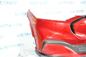 Front bumper assembly Ford Mustang Mach-E 21-23 with parking sensors and camera, no camera washer plug, scratches, worn