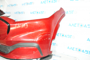 Front bumper assembly Ford Mustang Mach-E 21-23 with parking sensors and camera, no camera washer plug, scratches, worn