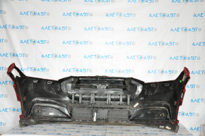 Front bumper assembly Ford Mustang Mach-E 21-23 with parking sensors and camera, no camera washer plug, scratches, worn