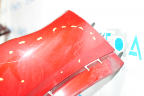 Front bumper assembly Ford Mustang Mach-E 21-23 with parking sensors and camera, no camera washer plug, scratches, worn
