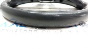 Bare steering wheel Audi Q7 16-19 grey leather, bumps, scratches, crack