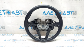 Naked steering wheel Ford Fusion mk5 13-20 leather black scuffs