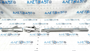 Audi Q7 16 Front Panel Inserts - Aluminum, Quattro, Scratches