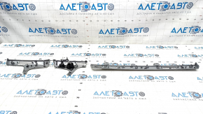Audi Q7 16 Front Panel Inserts - Aluminum, Quattro, Scratches