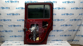 Door assembly rear right Jeep Patriot 11-17 red PRP, dent, bump