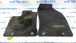 Set of mats Lexus CT200h 11-17 black cloth, dry cleanable