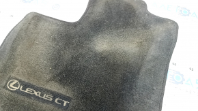 Set of mats Lexus CT200h 11-17 black cloth, dry cleanable
