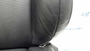 Driver's seat upholstery CT200h 11-17 leather black, heated, dented, needs cleaning, poke