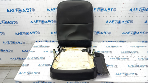 Driver's seat upholstery CT200h 11-17 leather black, heated, dented, needs cleaning, poke