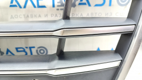 Radiator grill Audi Q5 80A 18-20 complete, with emblems, chrome, for parking sensors, sand