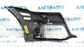 Front bare bumper left side Audi Q5 80A 18- silver, for parking sensors, for headlight washers
