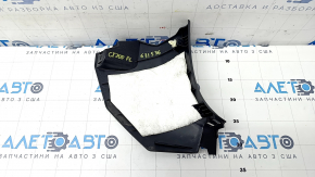 Front pillar trim lower left Lexus CT200h 11-17 black, worn