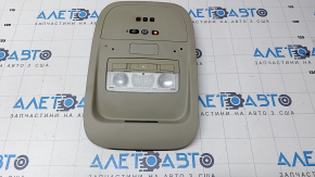 Front ceiling light Chevrolet Volt 11-15 light gray, type 4 scratches, broken fastening